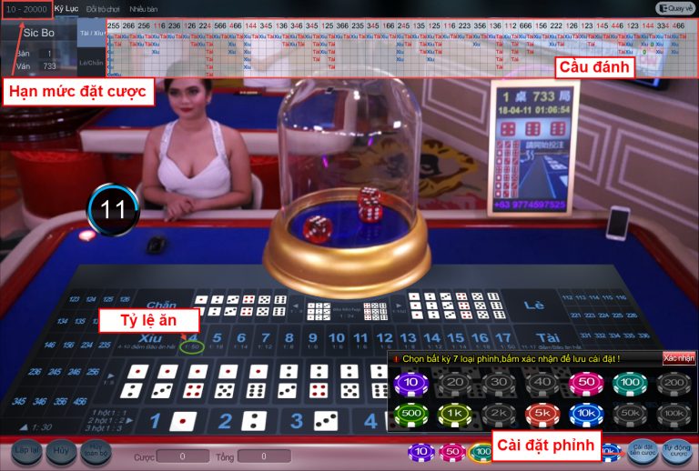 Thông tin cơ bản về trò chơi Sicbo Thông tin cơ bản về trò chơi Sicbo