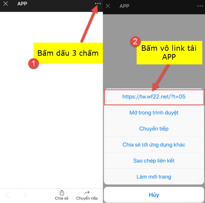 Tải app bước 2 Tải app bước 2