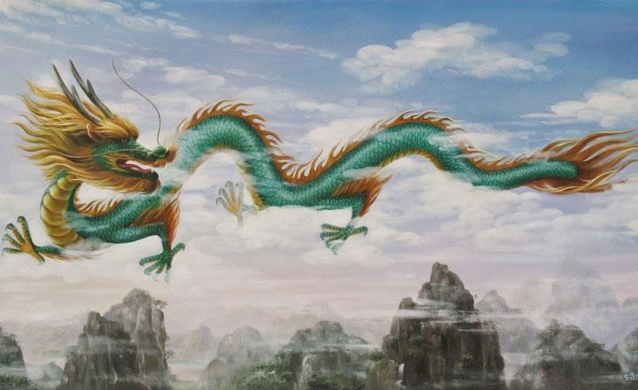 Nằm mơ thấy rồng màu trắng Mơ thấy rồng màu xanh chứng tỏ bạn đang bị kẻ xấu đâm chọt sau lưng