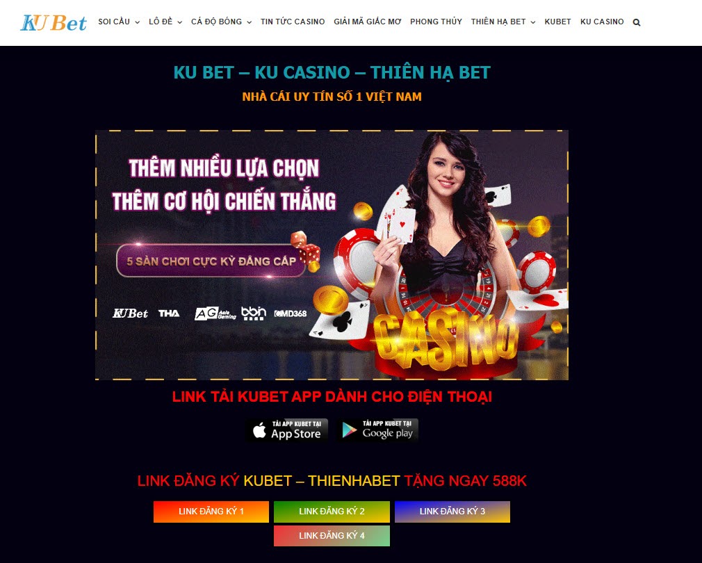 Thông tin nhà cái Kubet trang cá độ bóng đá