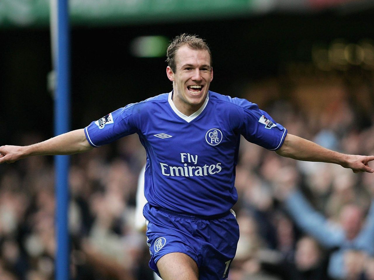 Robben lúc thi đấu tại Chelsea Robben lúc thi đấu tại Chelsea
